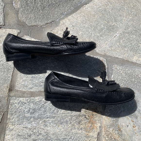Bally Black Leather Loafers - Picture 4 of 12